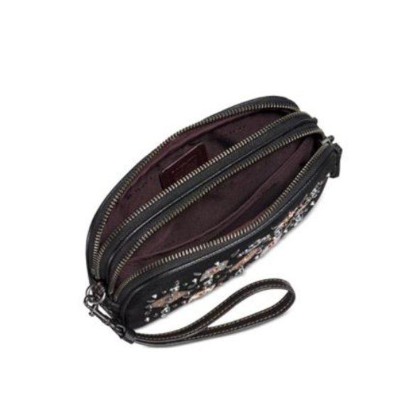 COACH CROSSBODY BAG CLUTCH / BAG WITH PRAIRIE RIVETS  - Style No. 24309 - Picture 3 of 8